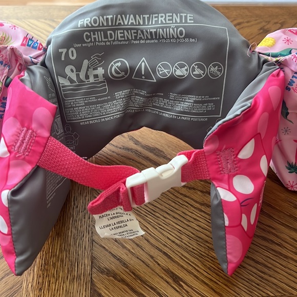 Swimways Minnie Mouse Floatation Device Life Jacket Vest 33-55 lbs … - Picture 7 of 7